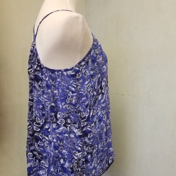 Luck Brand Floral Printed Halter Tank size XS (287) - Picture 6 of 8